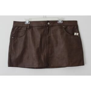 No Boundaries Womens Mini Skirt Toffe Multisize NWT